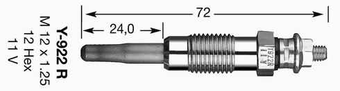 Bujie incandescenta NGK 91322